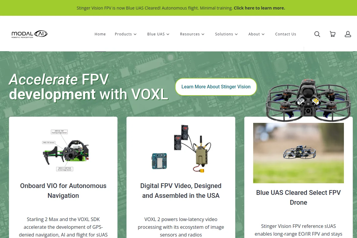 ModalAI website or repository screenshot