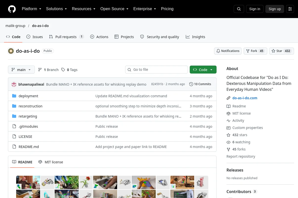 do-as-i-do · malik-group website or repository screenshot