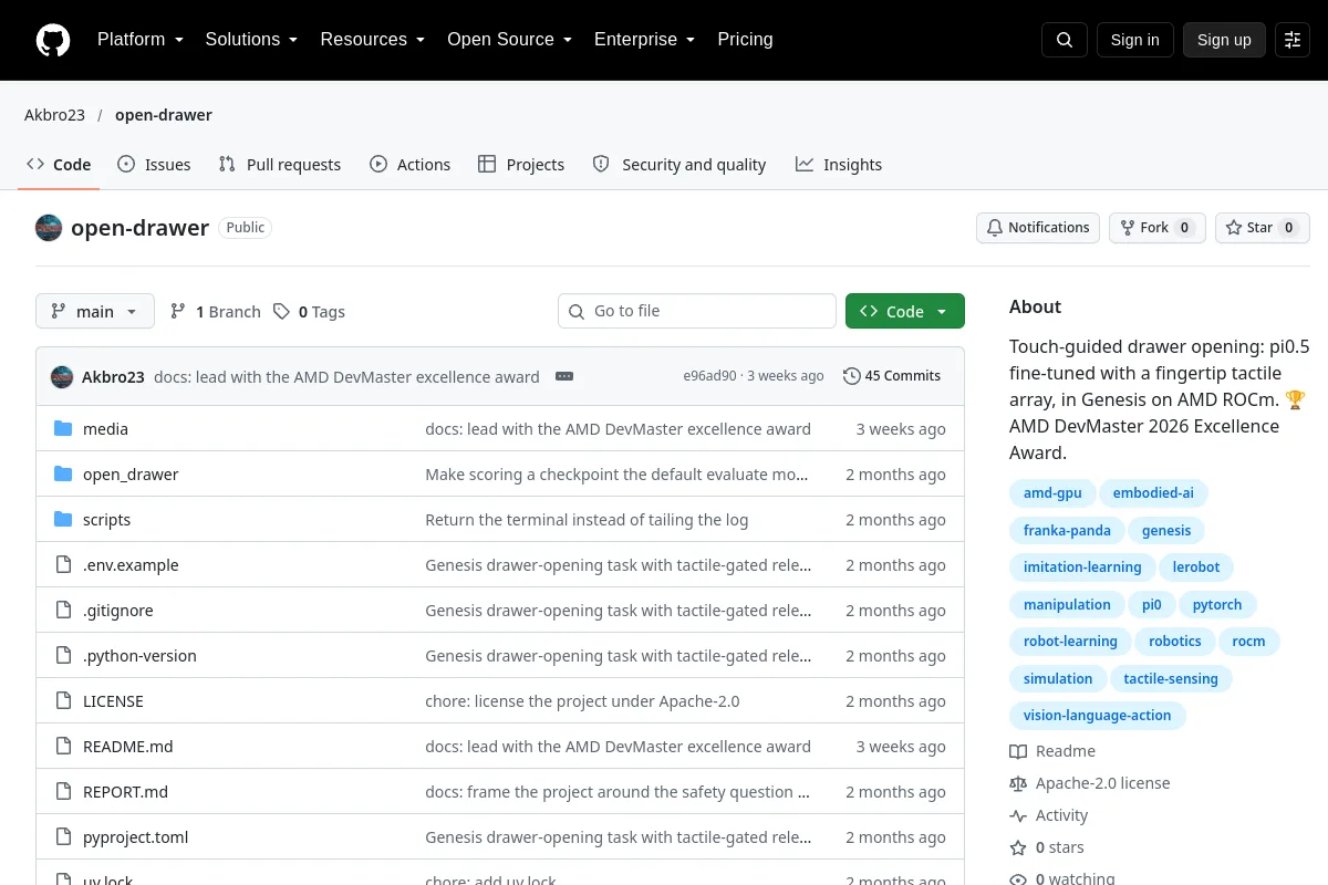 open drawer · Akbro23 resource page screenshot