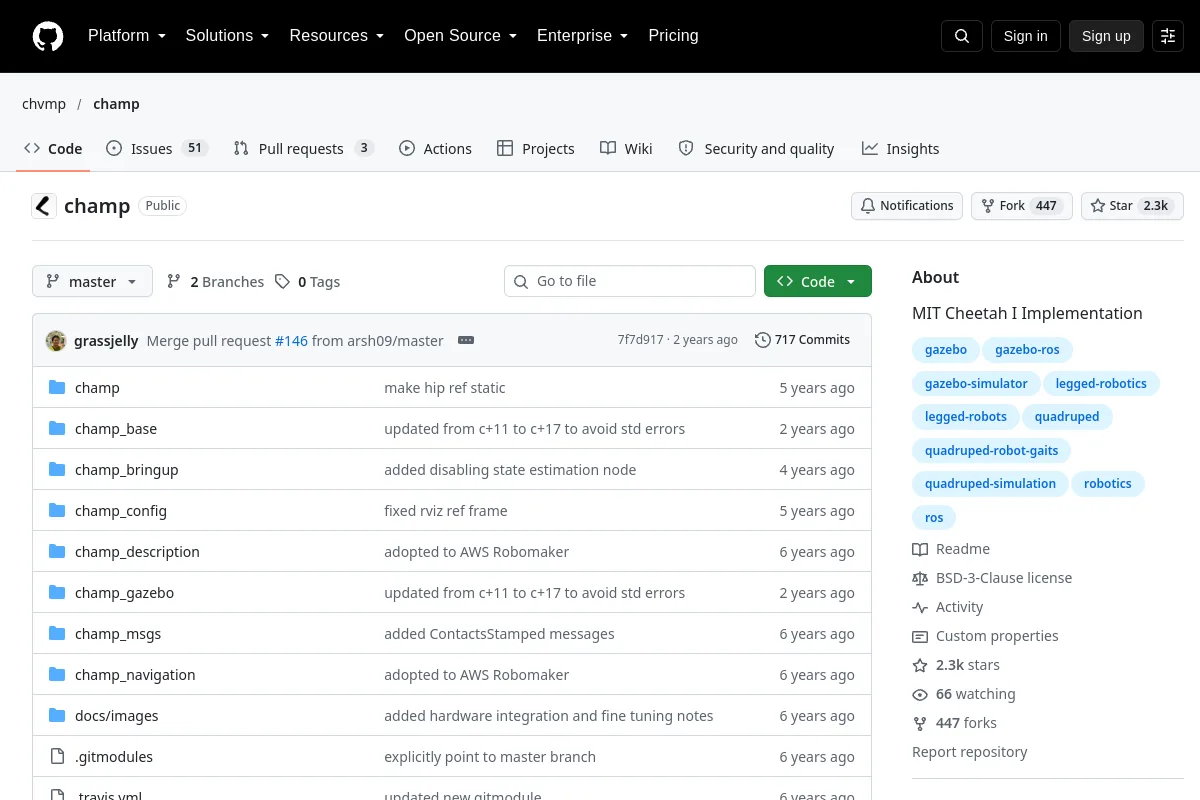 champ · chvmp website or repository screenshot