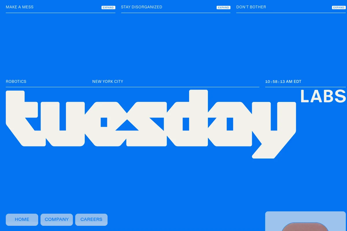 Tuesday Labs website or repository screenshot