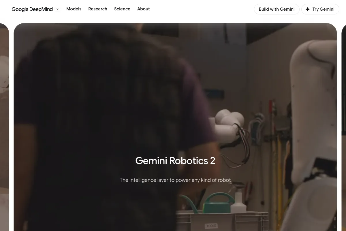 Gemini Robotics website or repository screenshot