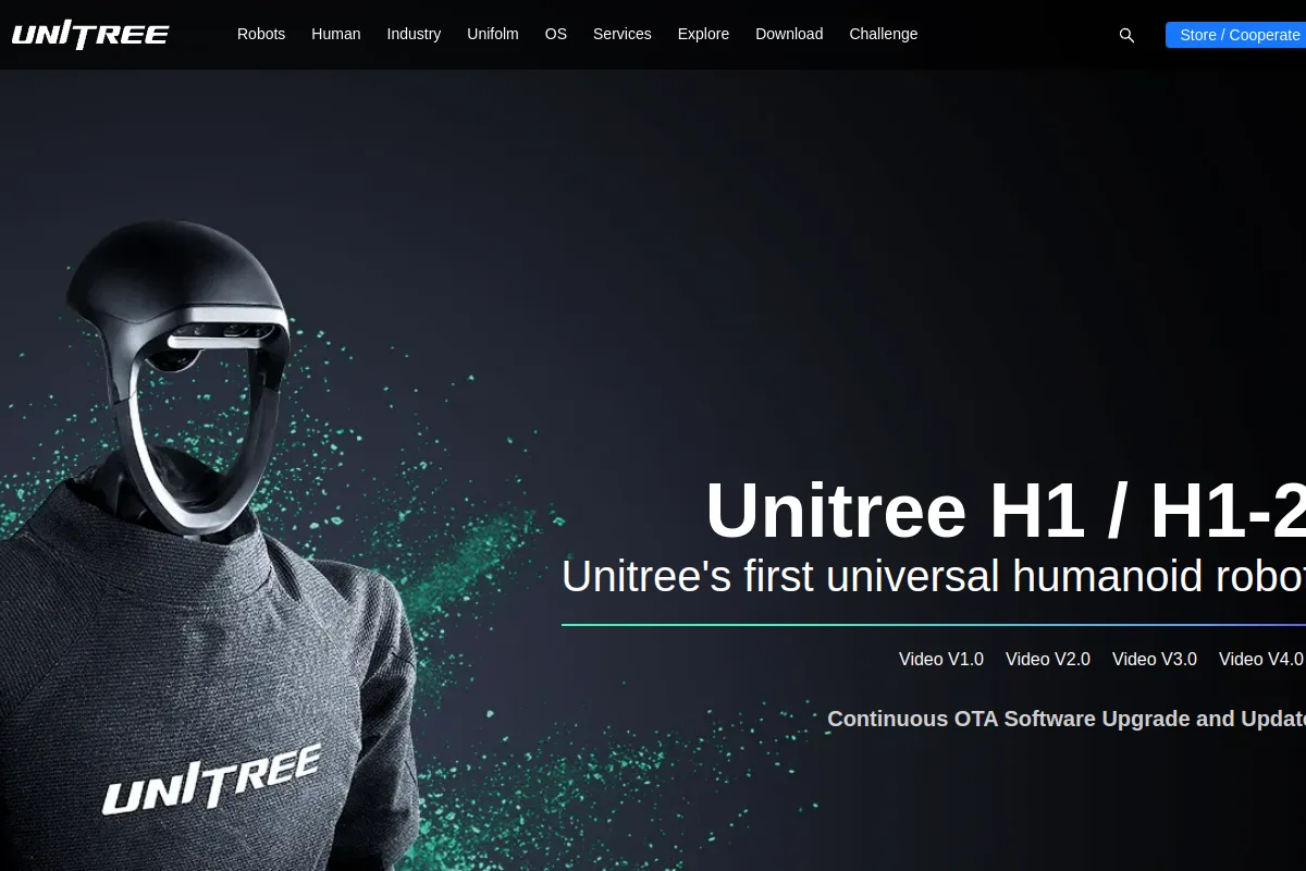 Unitree H1 website or repository screenshot