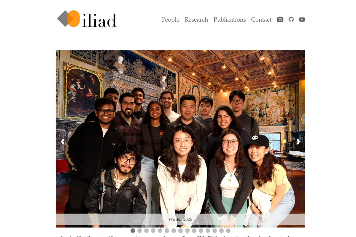 Stanford ILIAD website or repository screenshot