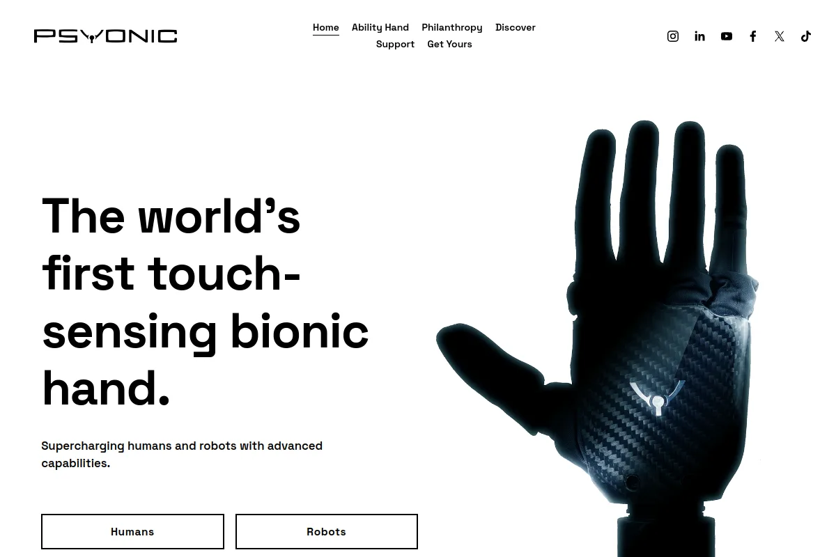 PSYONIC website or repository screenshot