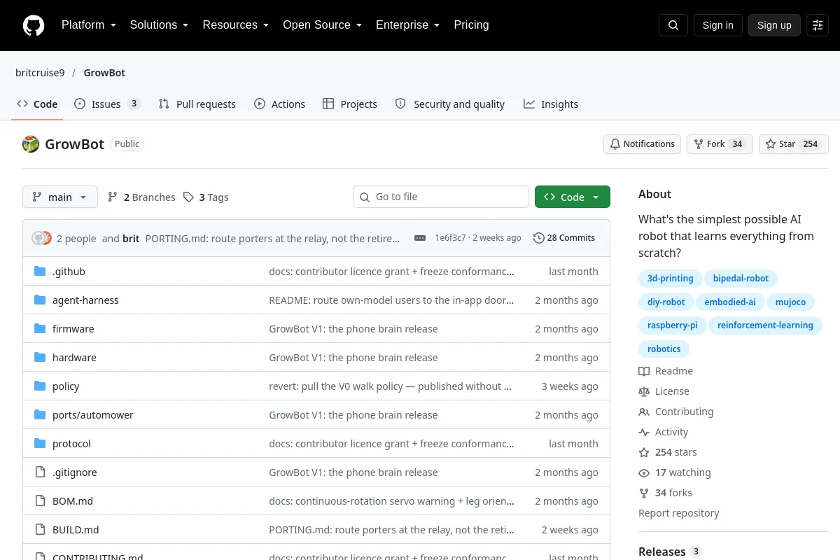GrowBot · britcruise9 website or repository screenshot