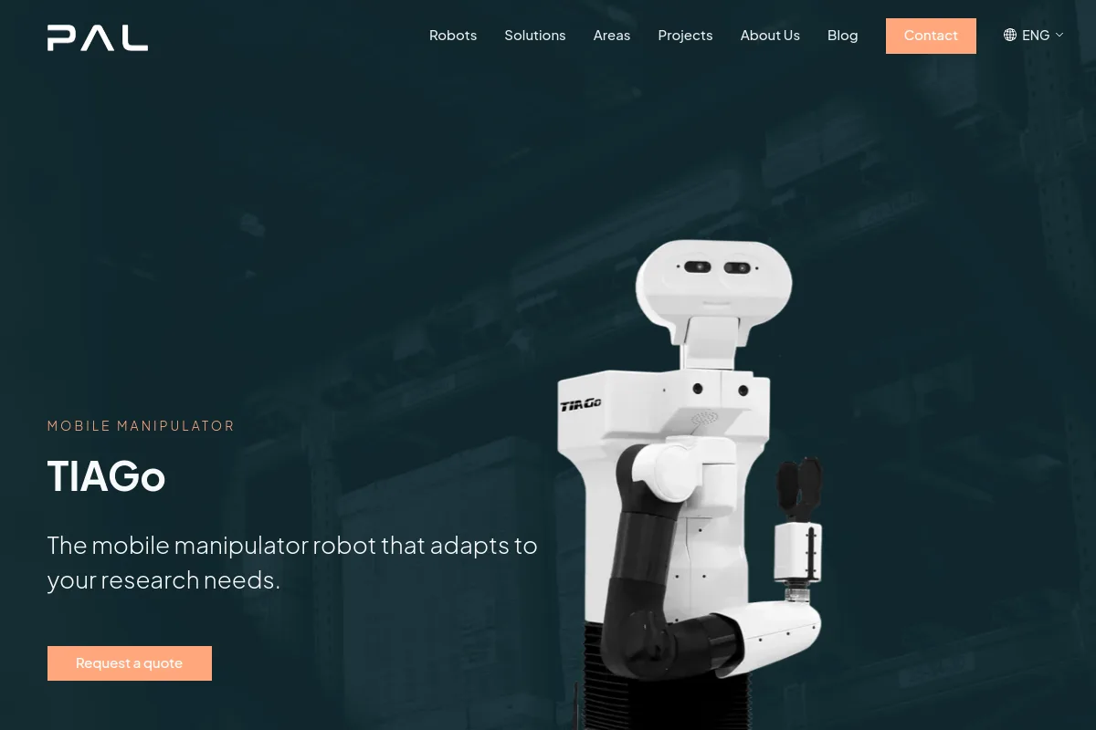 PAL TIAGo website or repository screenshot