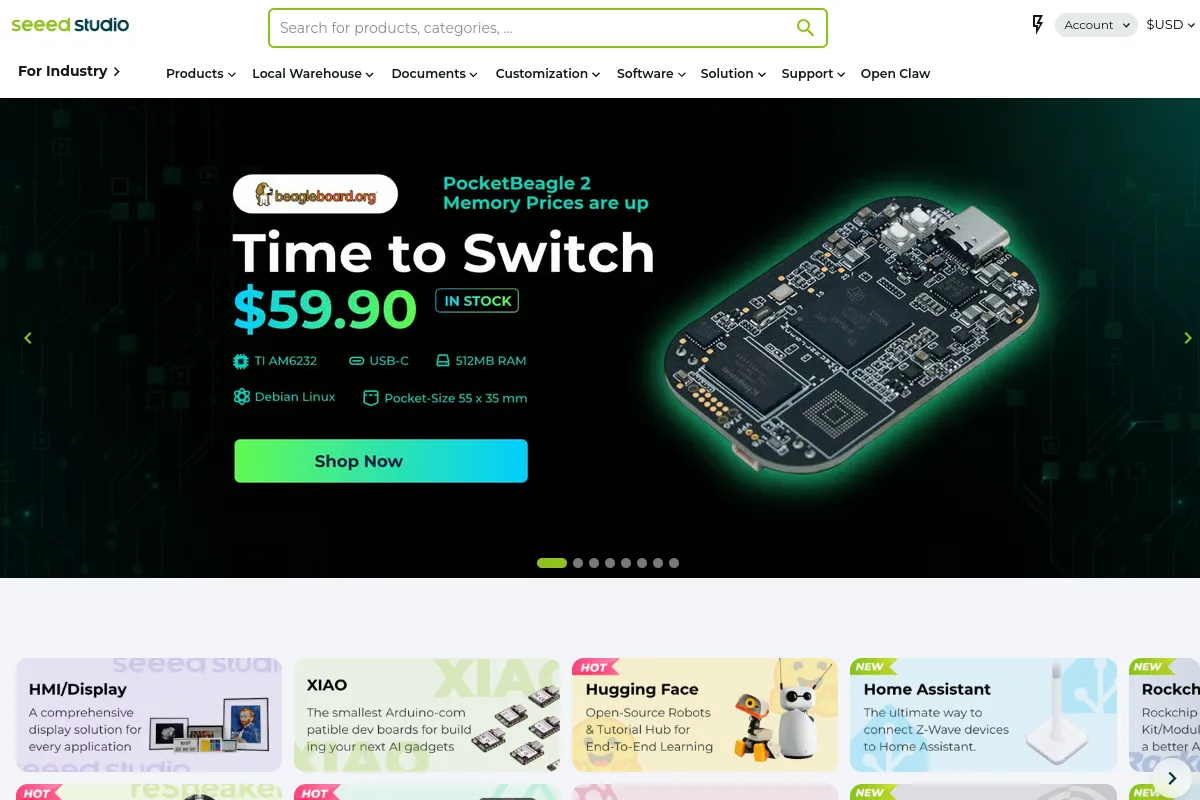 Seeed Studio website or repository screenshot