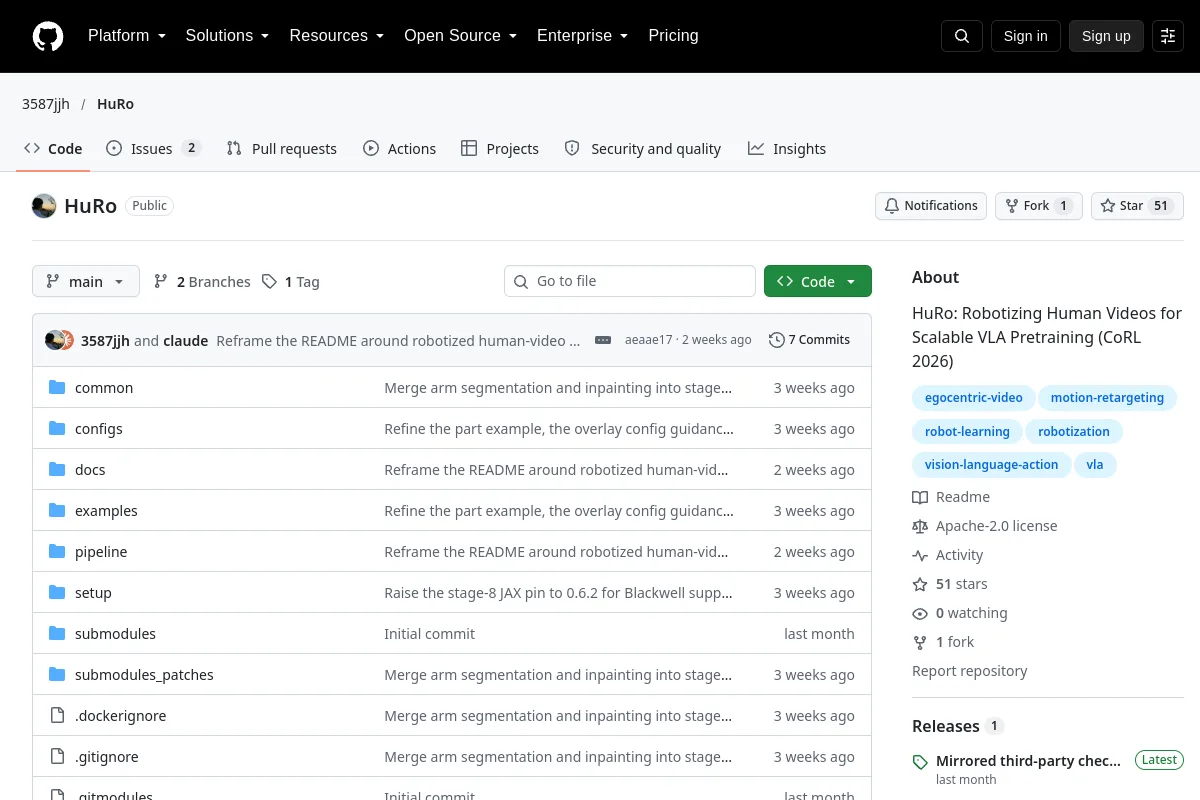HuRo · 3587jjh website or repository screenshot