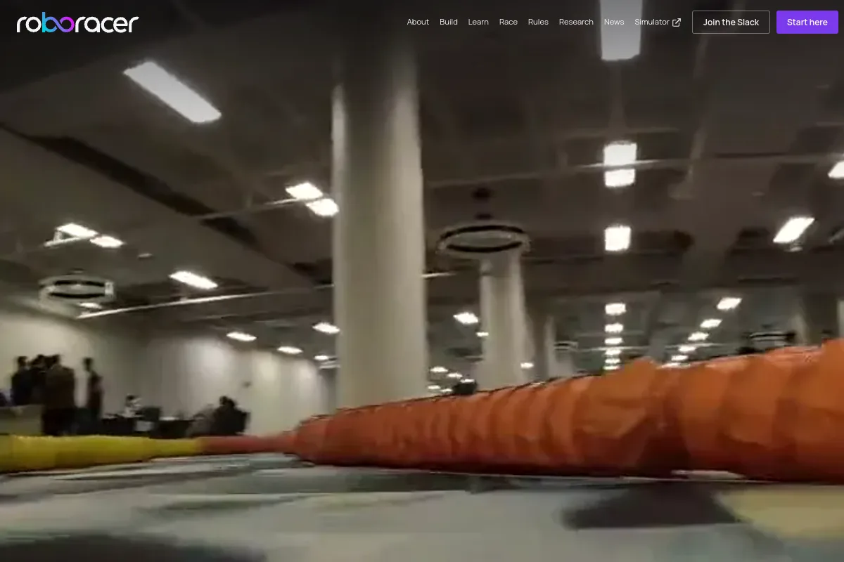 RoboRacer (F1TENTH) website or repository screenshot