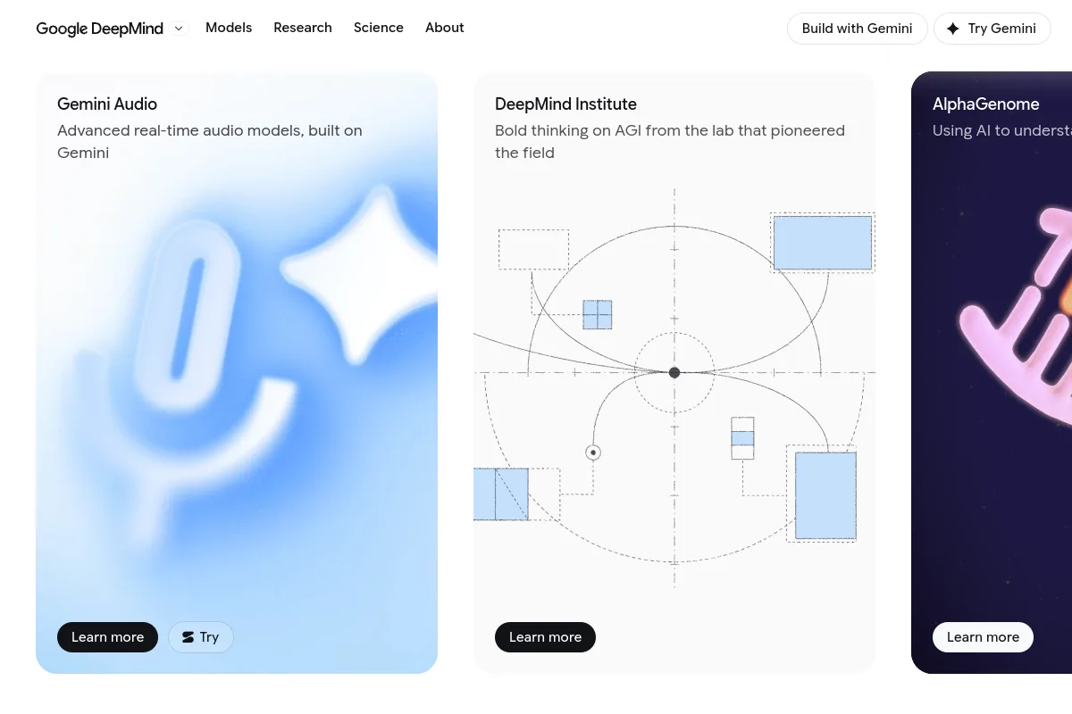 Google DeepMind Robotics website or repository screenshot