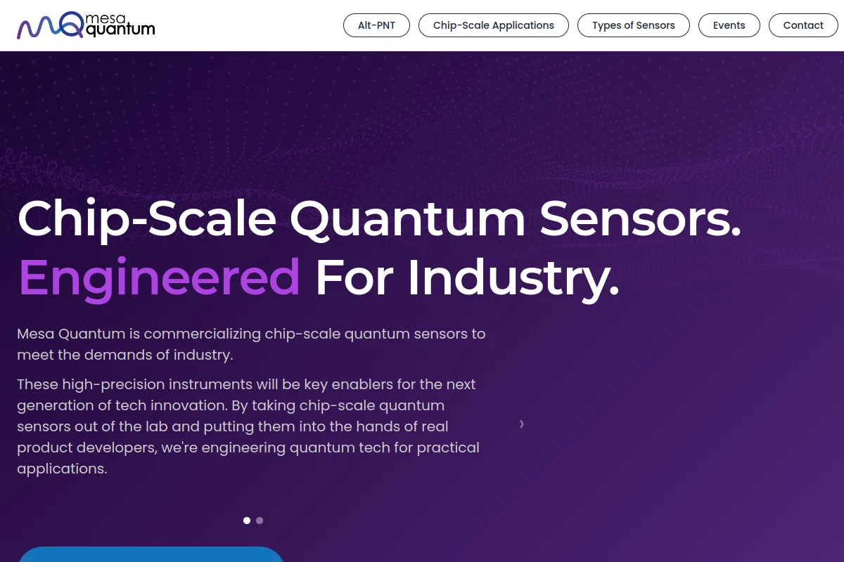 Mesa Quantum website or repository screenshot