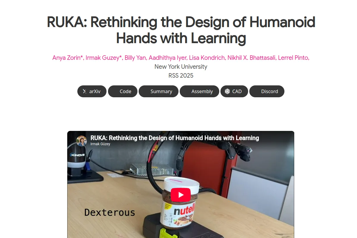 RUKA website or repository screenshot