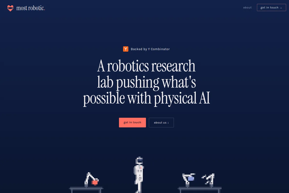 Most Robotic website or repository screenshot