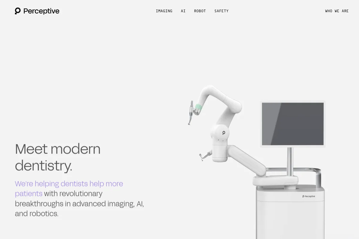 Perceptive Technologies website or repository screenshot