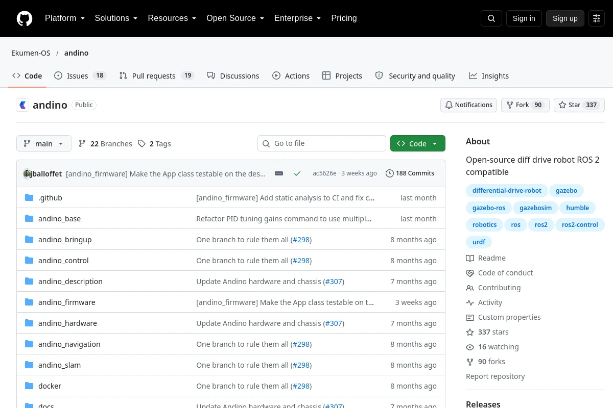 andino · Ekumen-OS website or repository screenshot