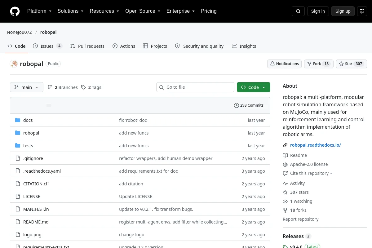 robopal · NoneJou072 website or repository screenshot
