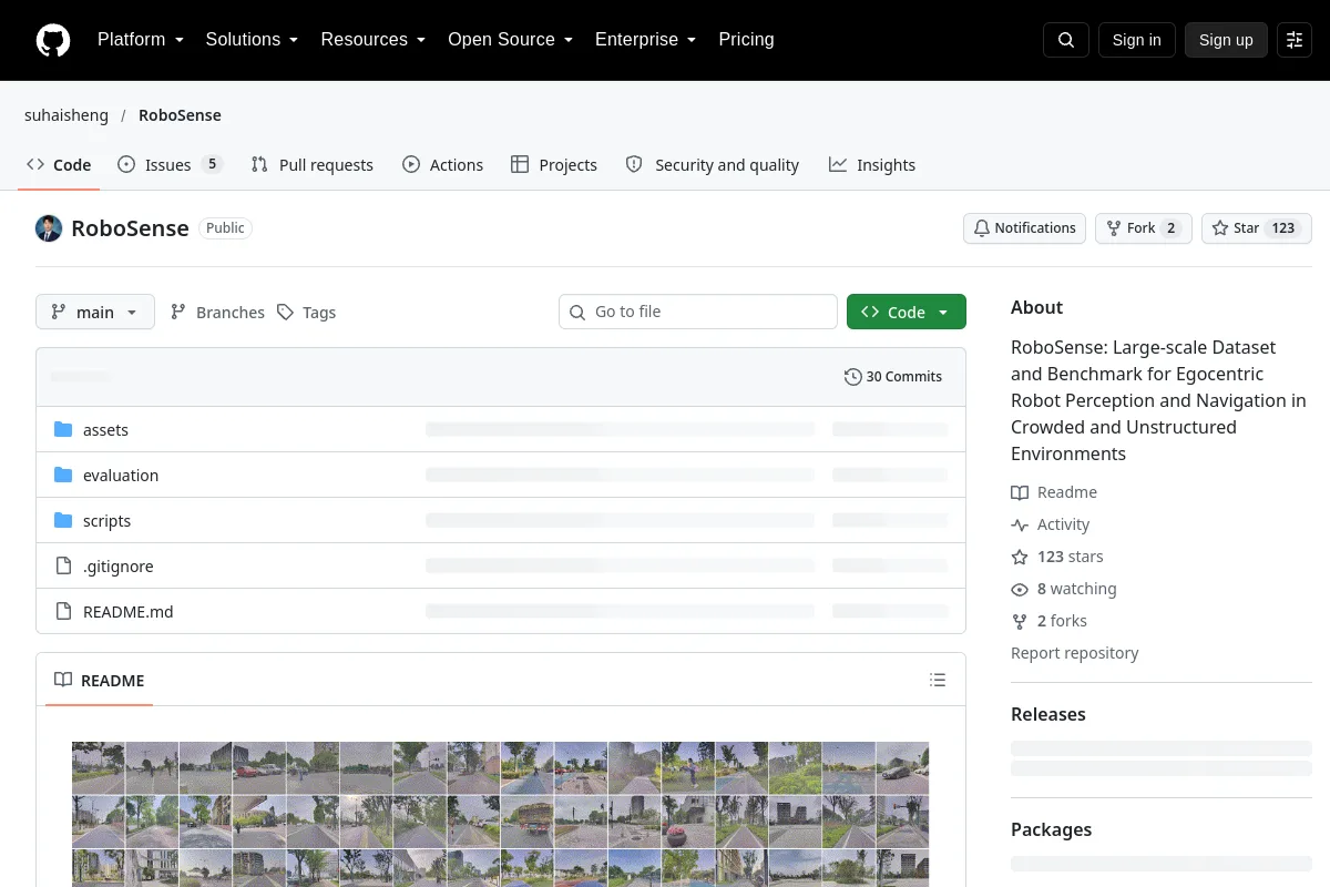 RoboSense · suhaisheng website or repository screenshot