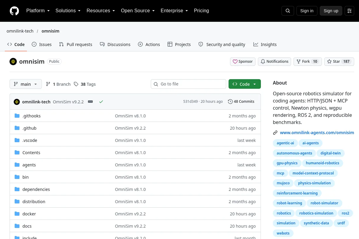 omnisim · omnilink-tech website or repository screenshot