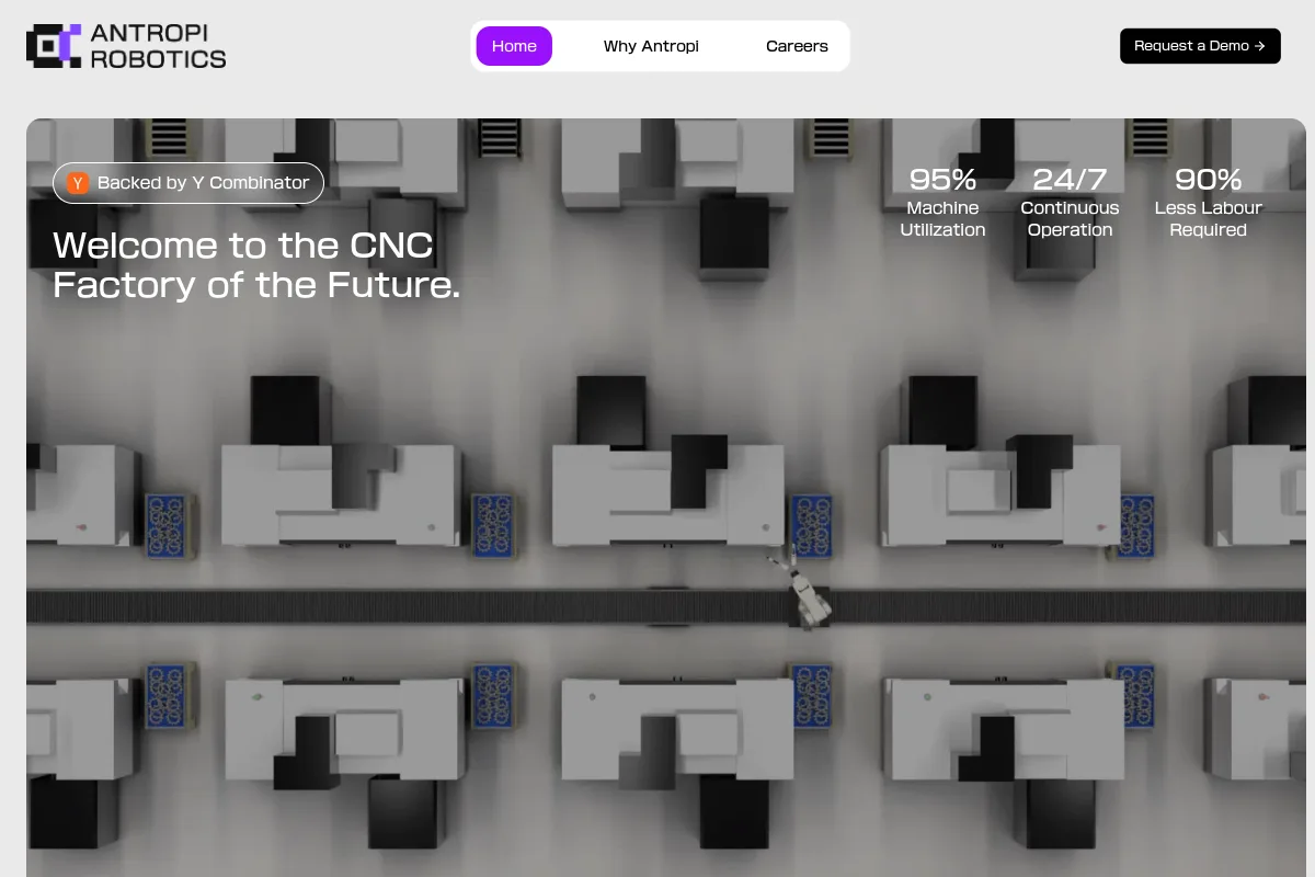 Antropi Robotics website or repository screenshot