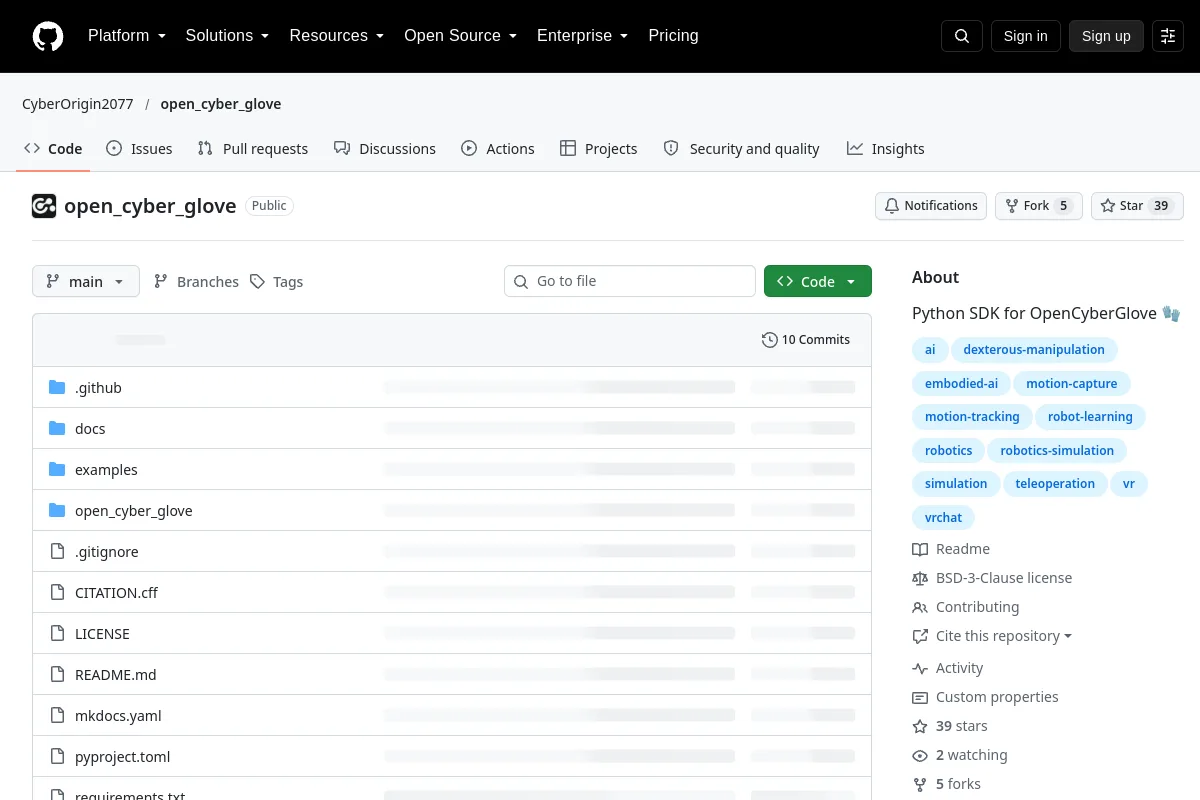 open cyber glove · CyberOrigin2077 resource page screenshot