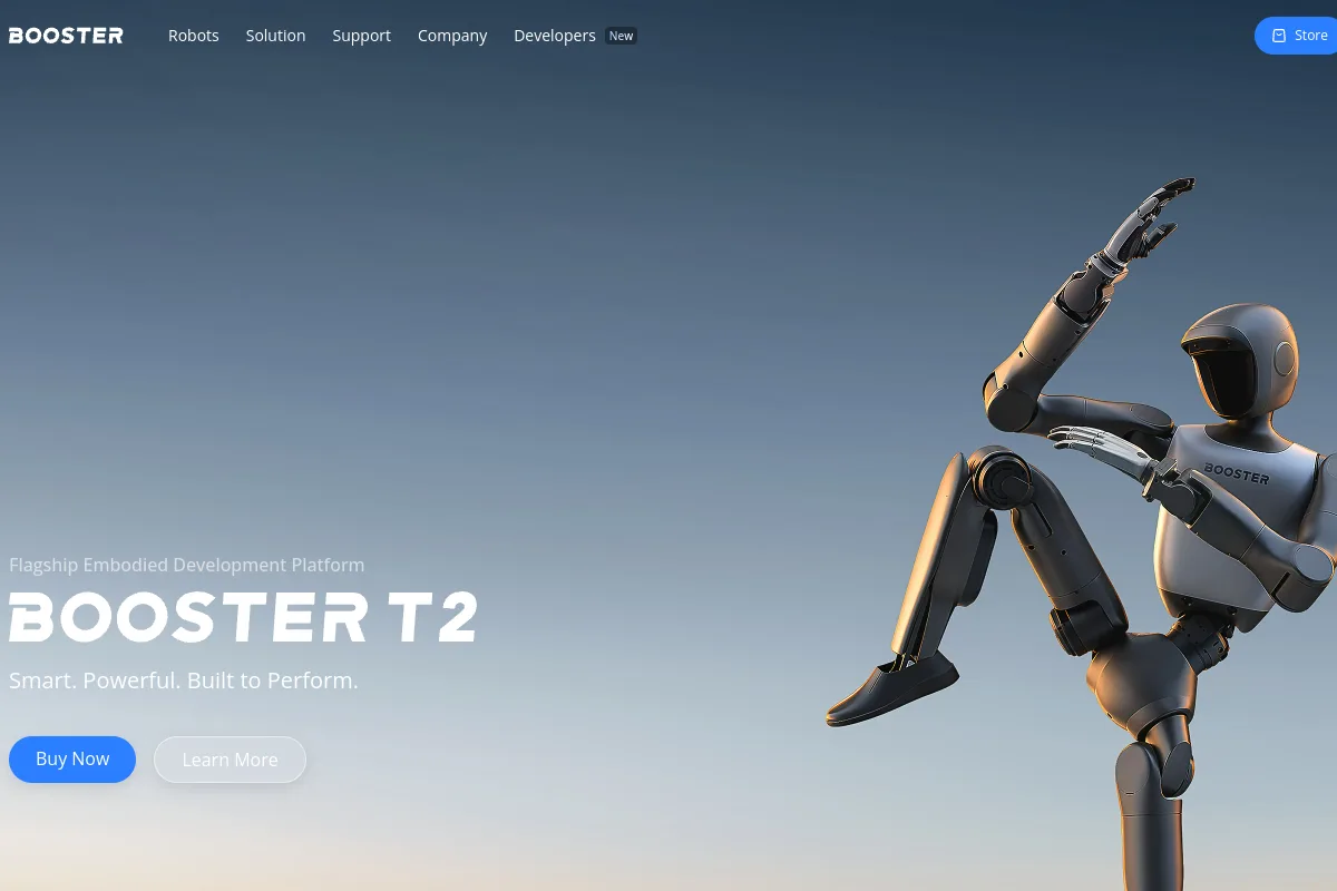 Booster Robotics website or repository screenshot