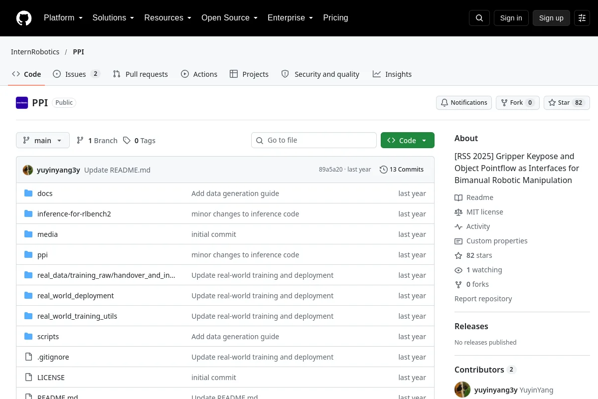PPI · InternRobotics website or repository screenshot
