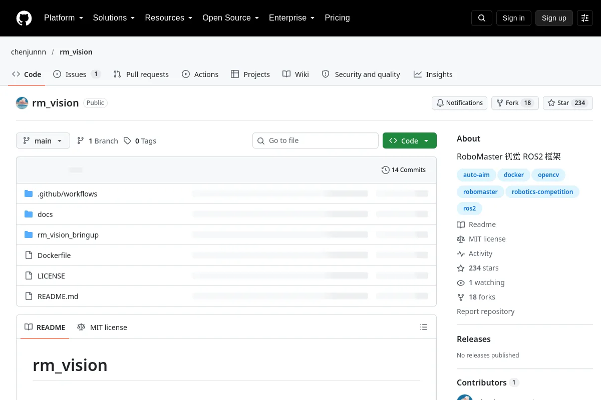 rm_vision · chenjunnn resource page screenshot