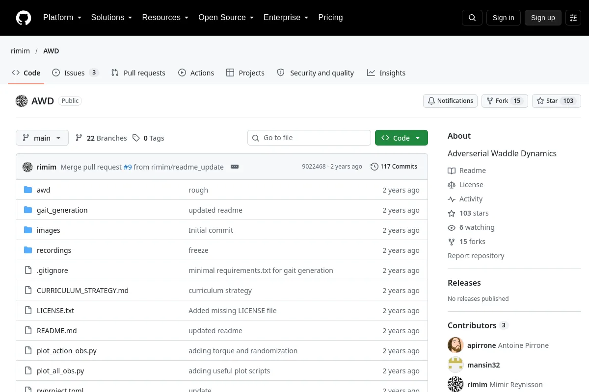 AWD · rimim resource page screenshot