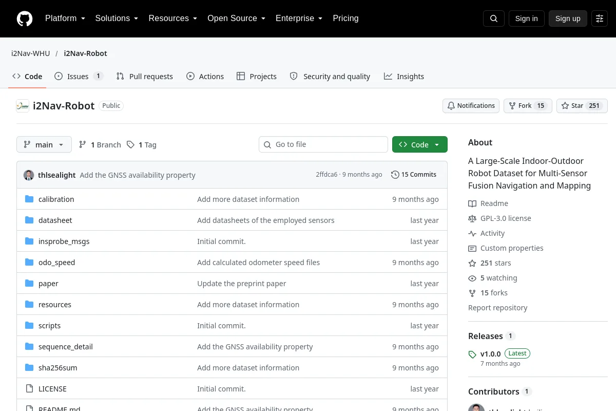 i2Nav-Robot · i2Nav-WHU website or repository screenshot