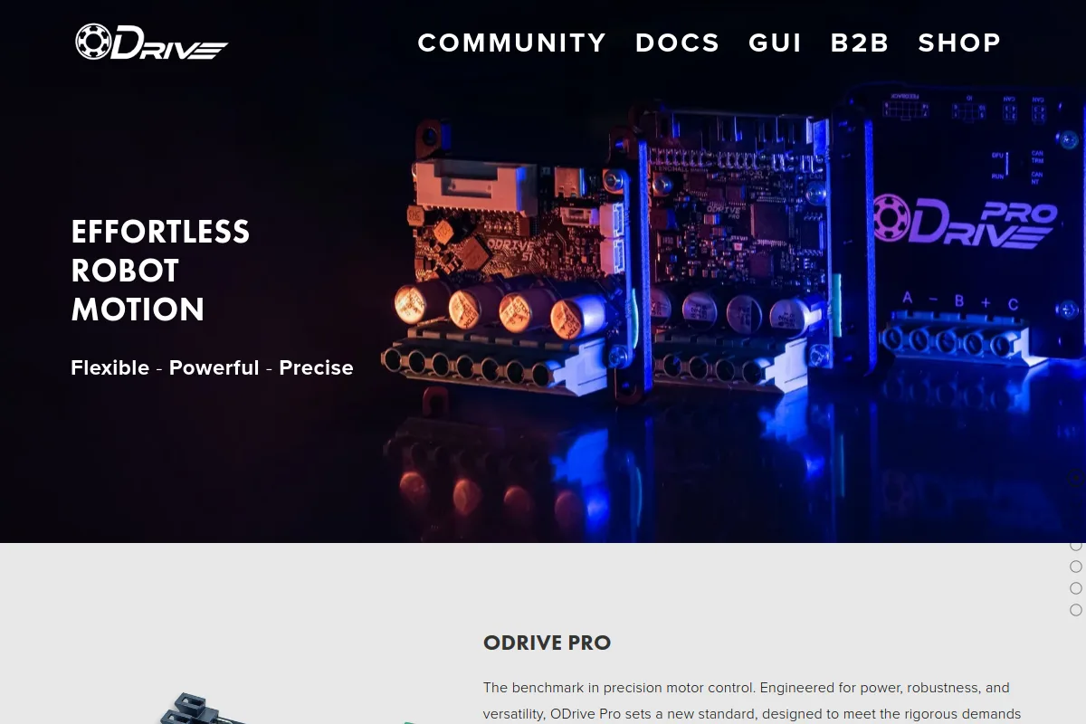 ODrive website or repository screenshot
