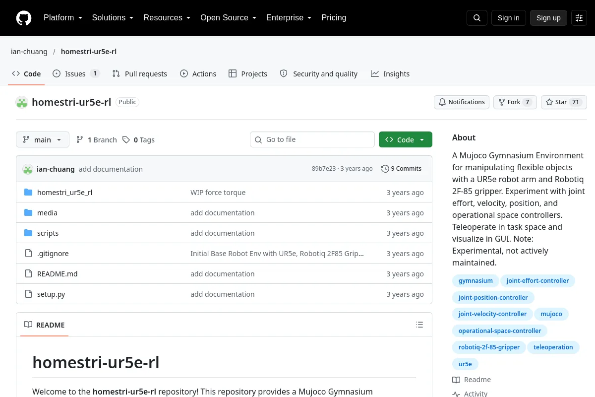 homestri-ur5e-rl · ian-chuang website or repository screenshot
