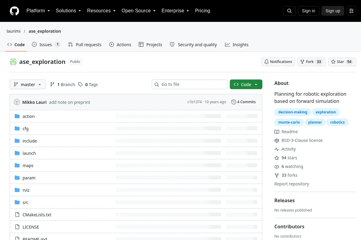 ase_exploration · laurimi website or repository screenshot