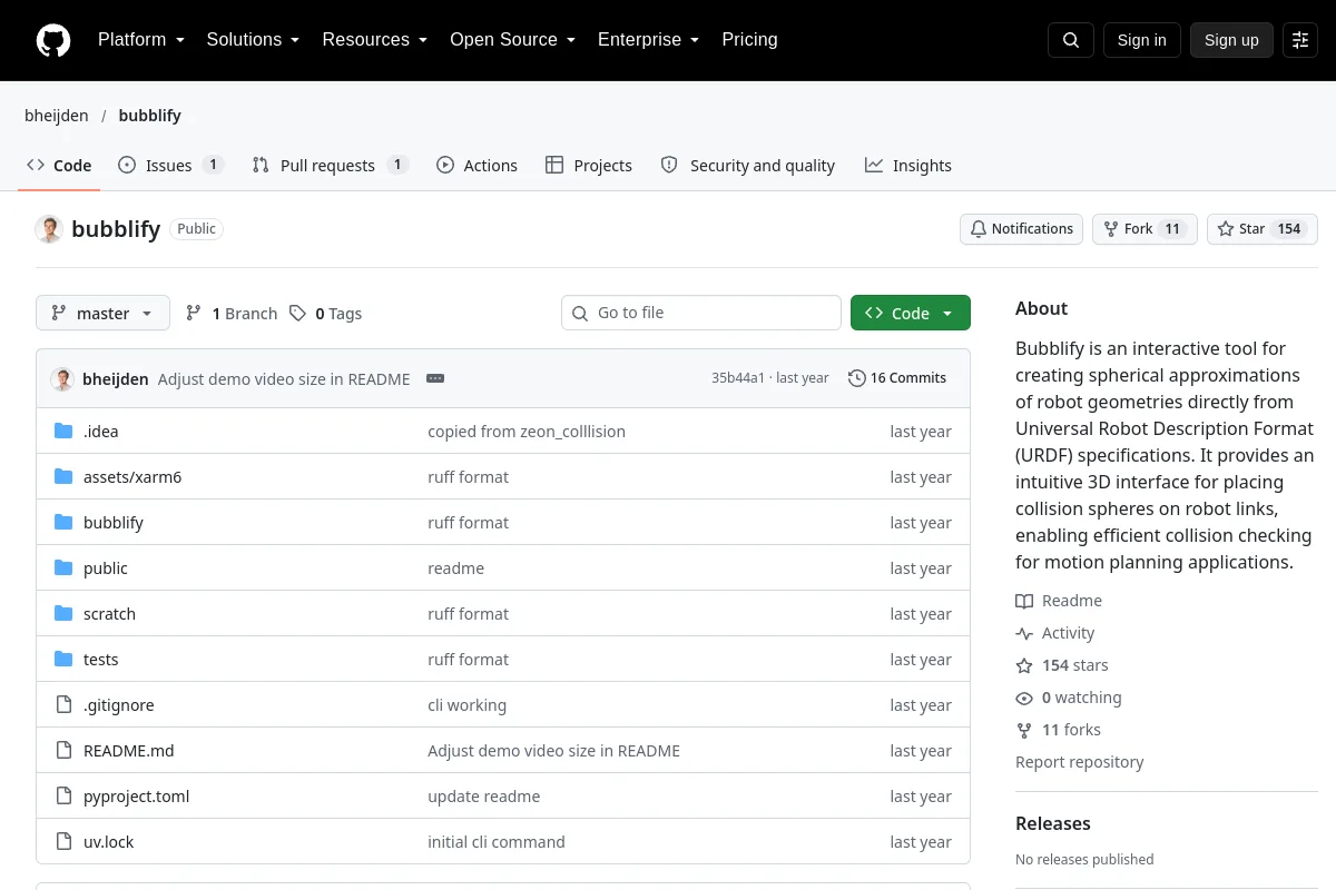 bubblify · bheijden website or repository screenshot