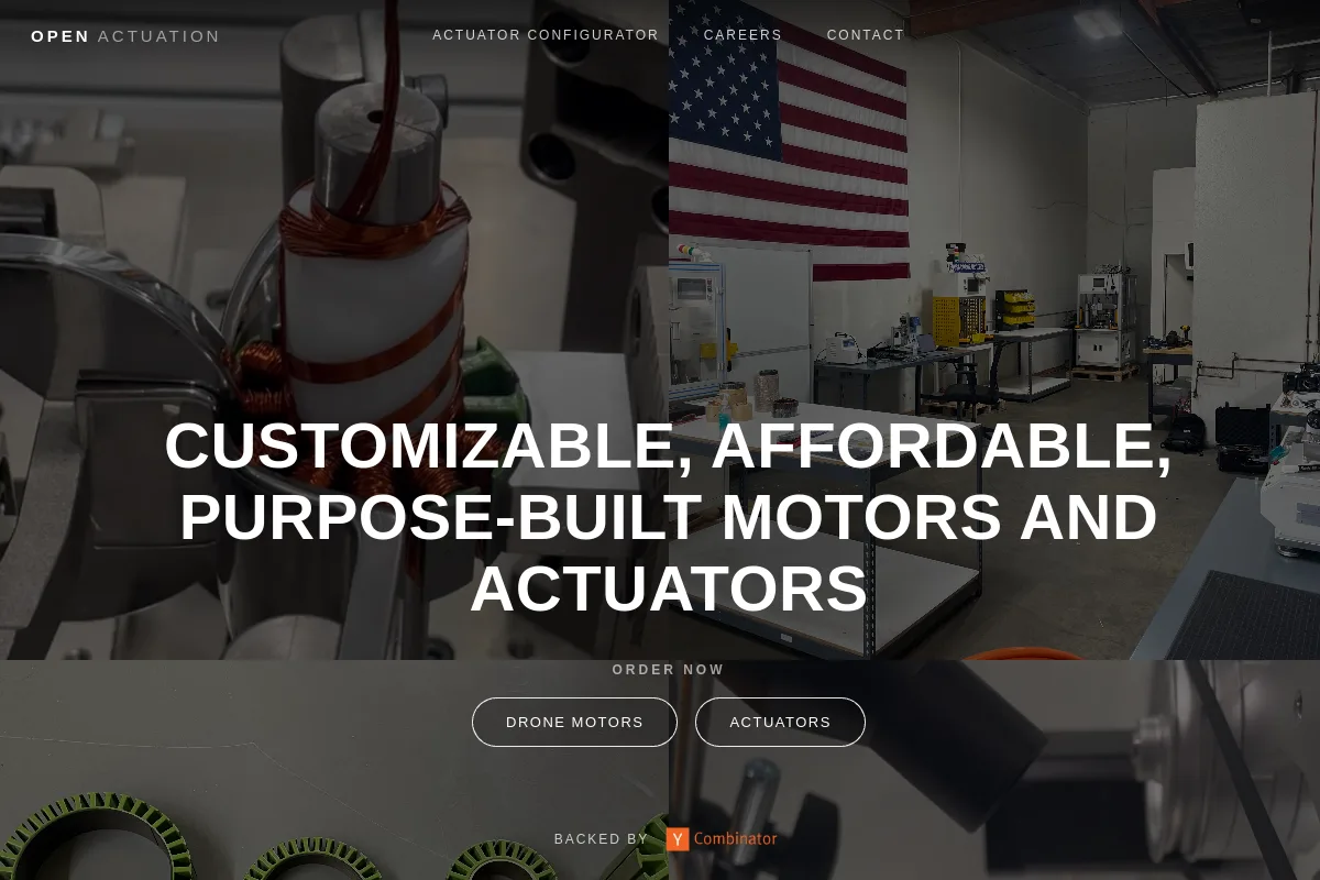 Open Actuation website or repository screenshot