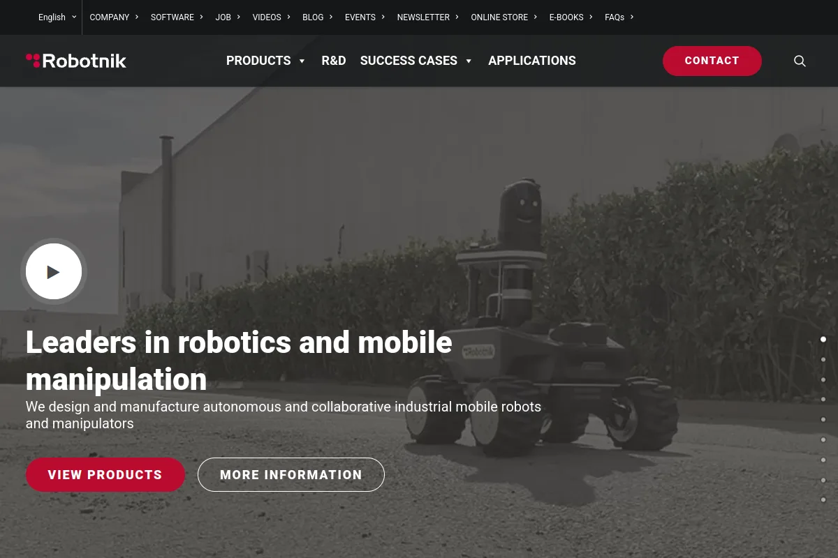 Robotnik website or repository screenshot