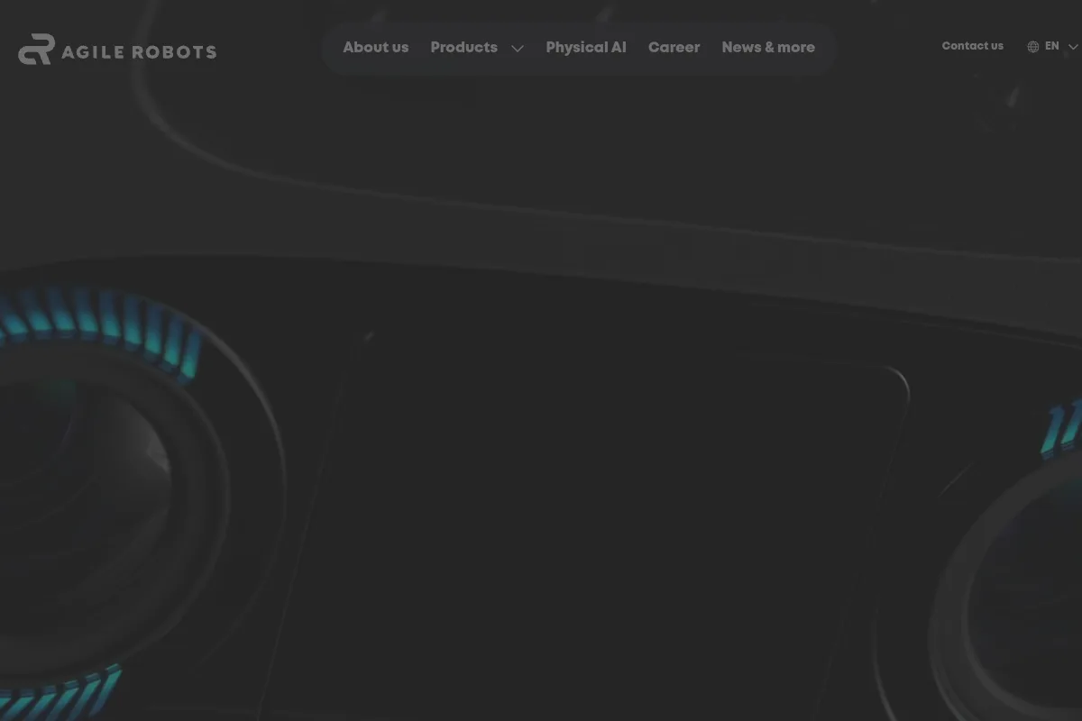 Agile Robots resource page screenshot