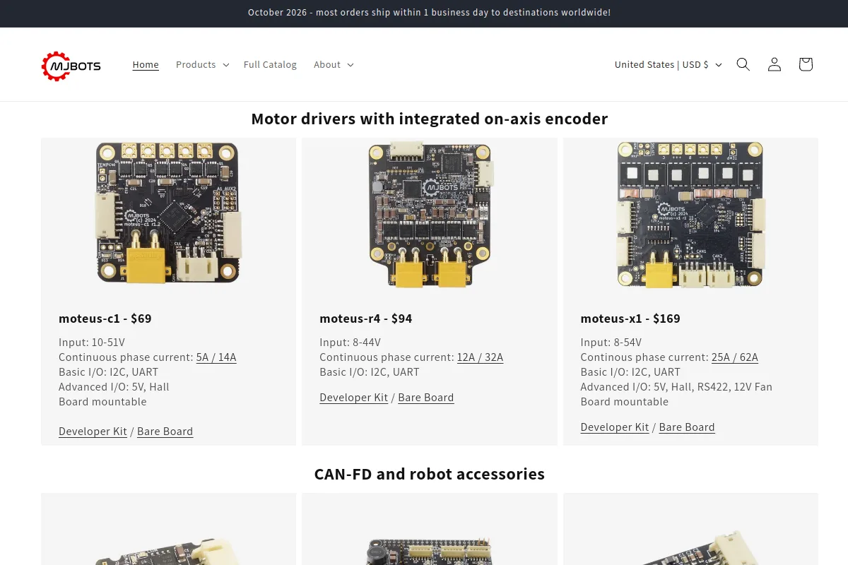moteus website or repository screenshot