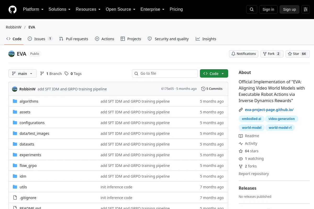 EVA · RobbinW resource page screenshot