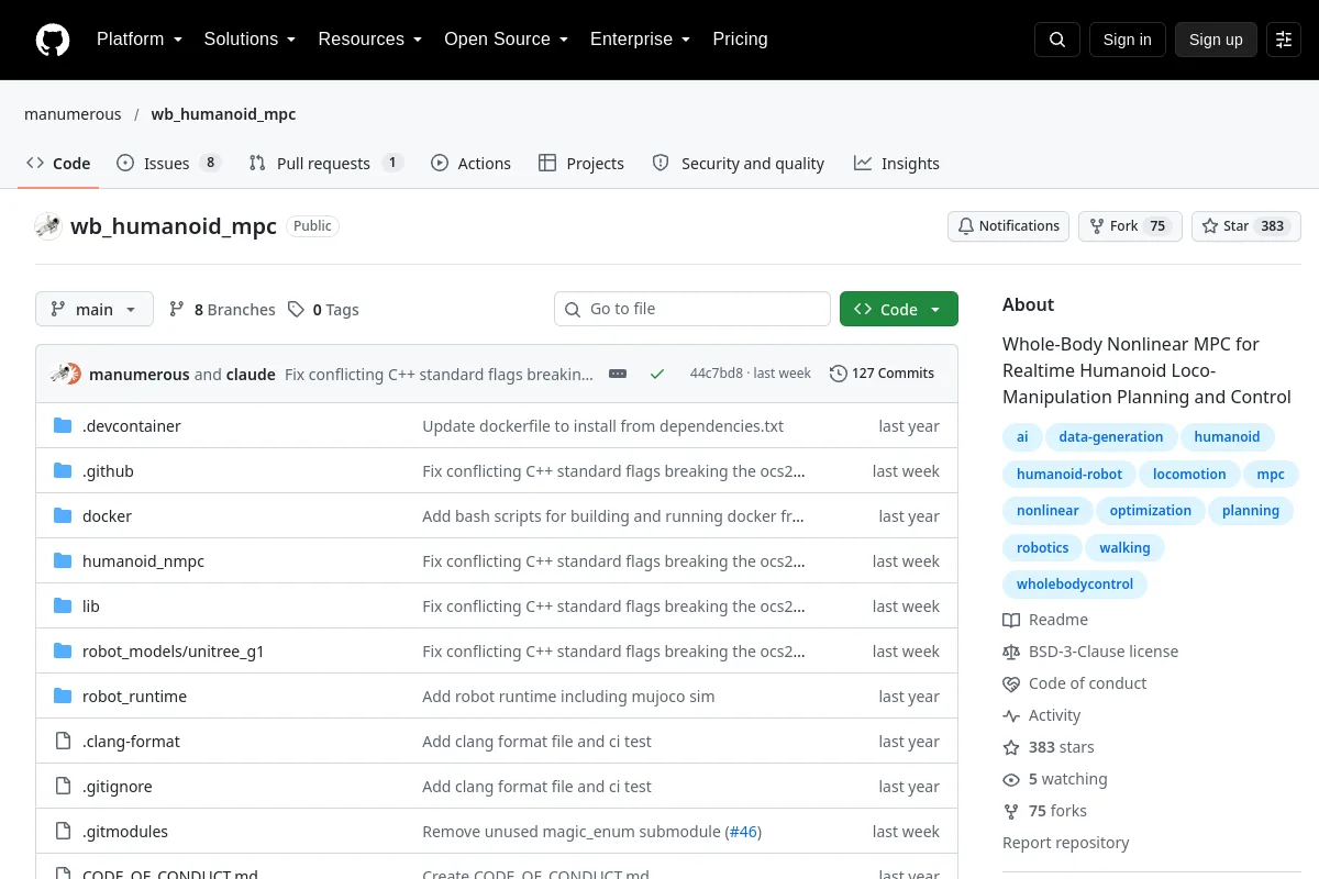 wb_humanoid_mpc · manumerous resource page screenshot