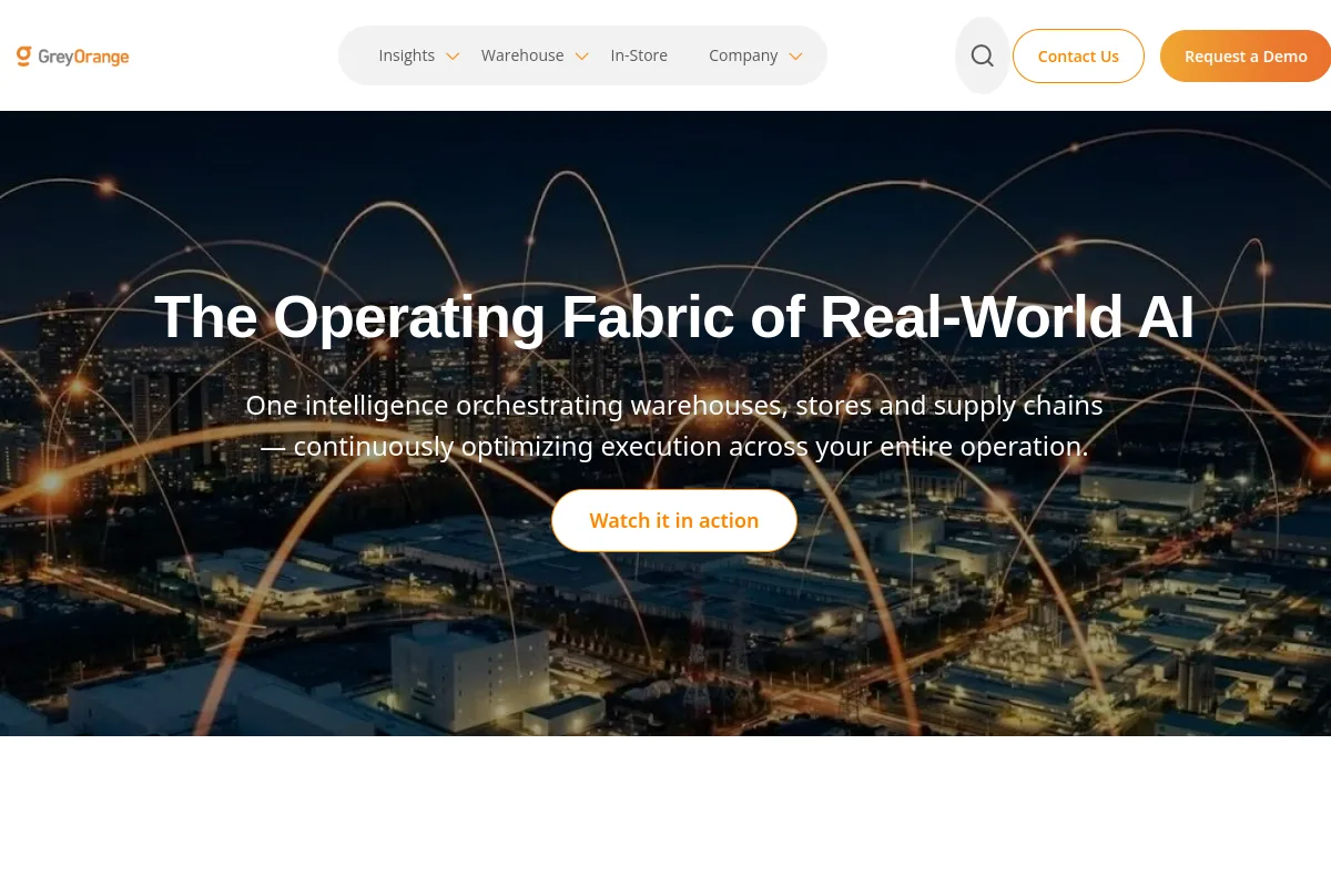 GreyOrange website or repository screenshot