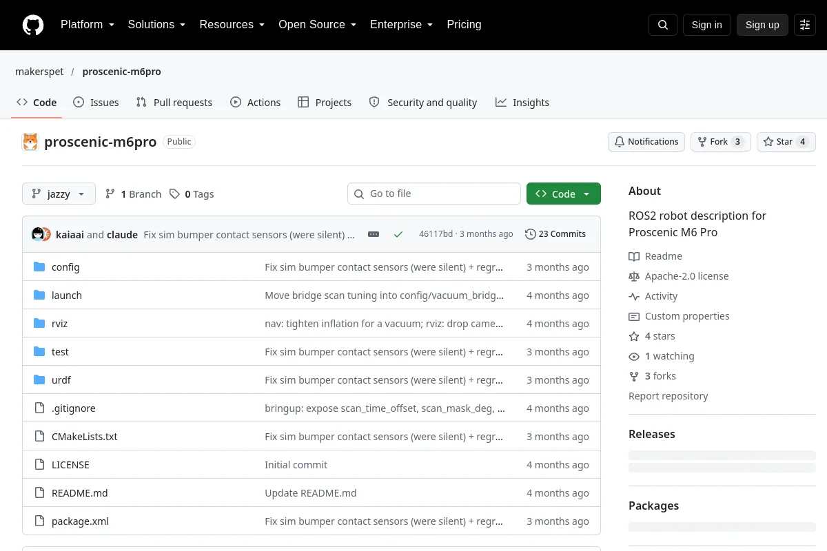proscenic-m6pro · makerspet website or repository screenshot
