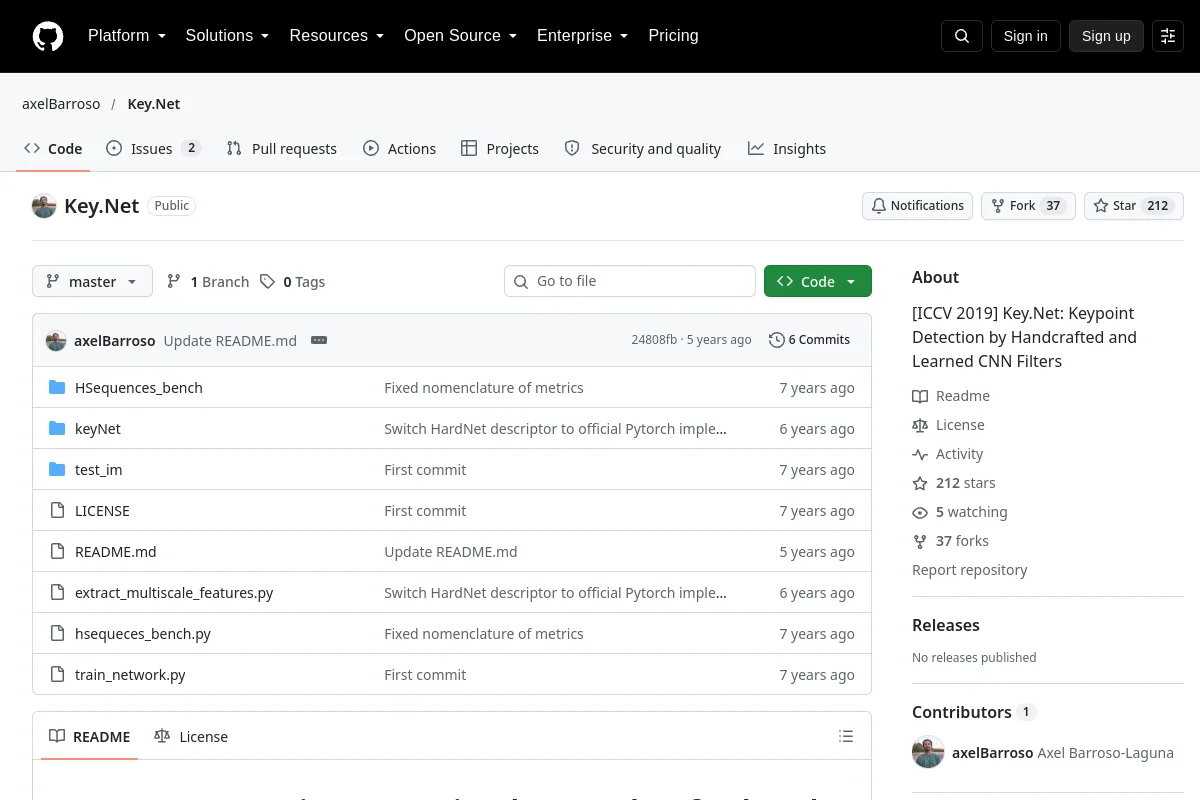 Key.Net · axelBarroso website or repository screenshot
