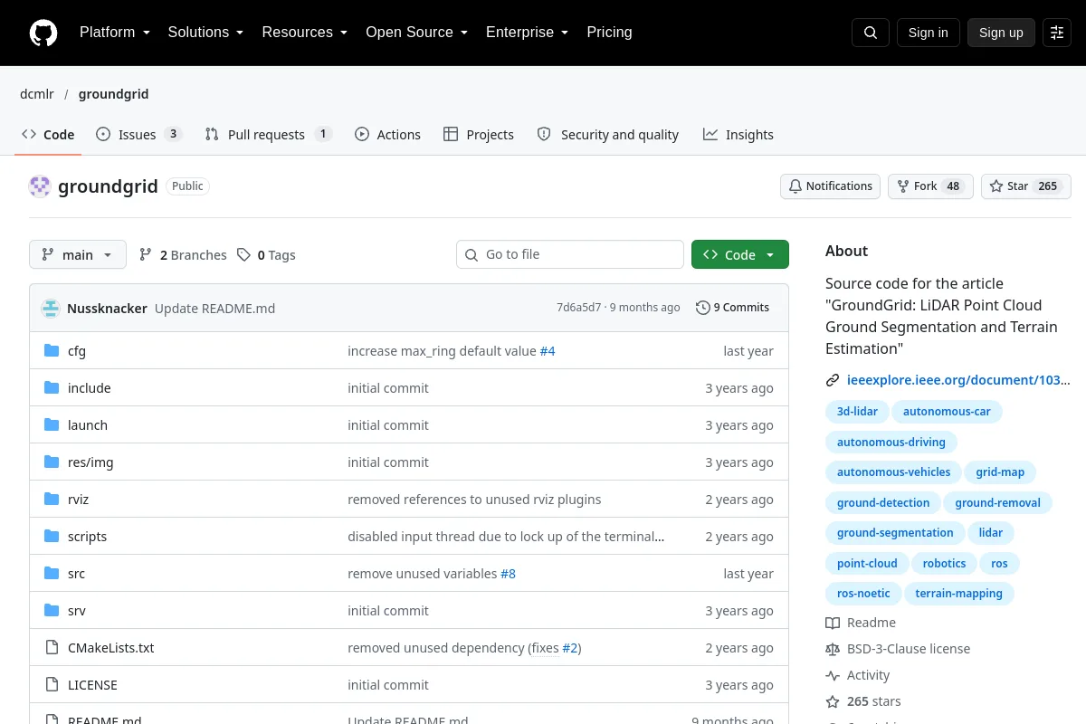 groundgrid · dcmlr resource page screenshot