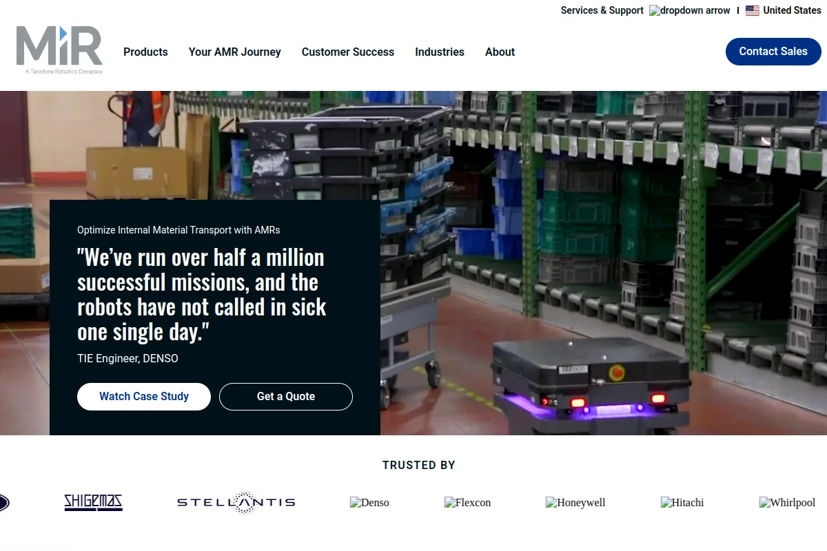 MiR website or repository screenshot