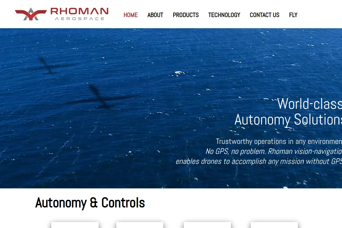 Rhoman Aerospace website or repository screenshot