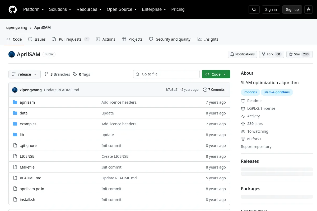 AprilSAM · xipengwang resource page screenshot