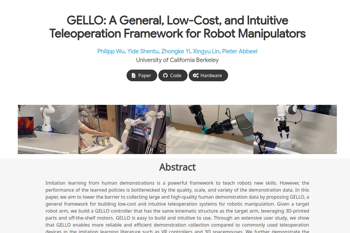 GELLO website or repository screenshot
