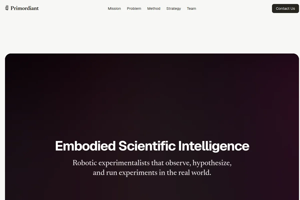 Primordiant (Formerly SuperRadiant) website or repository screenshot
