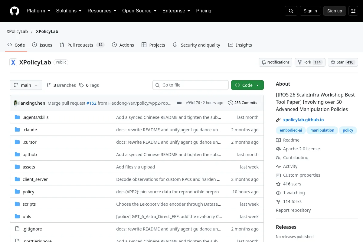 XPolicyLab · XPolicyLab website or repository screenshot